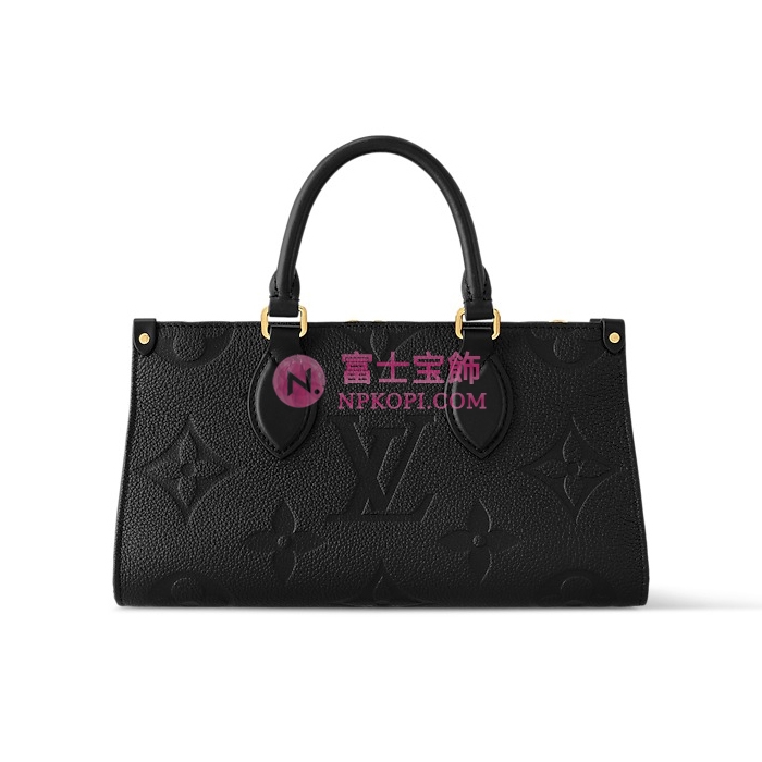ルイヴィトンオンザゴー EW ブラック グレインカウハイドレザー M23640