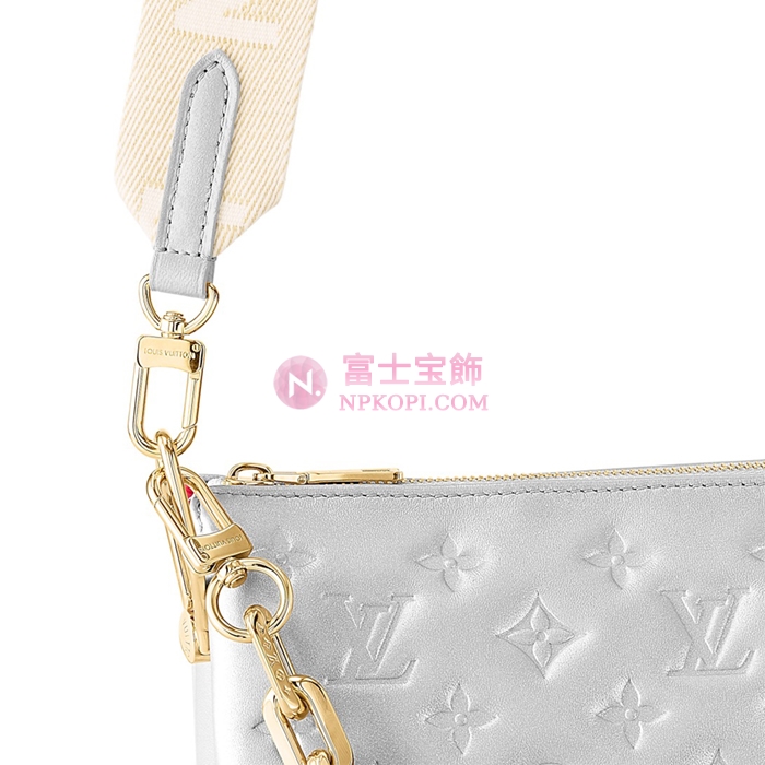 ルイヴィトン モノグラム･パターン クッサン PMラムレザーM21769