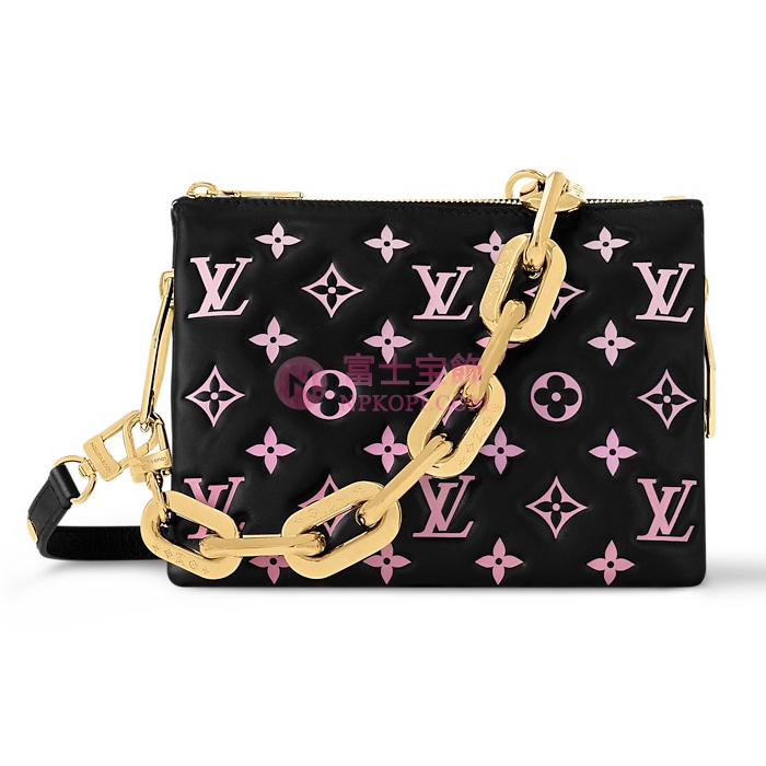 ルイヴィトン  LV SKI クッサン BB ブラック / ピンクM12159