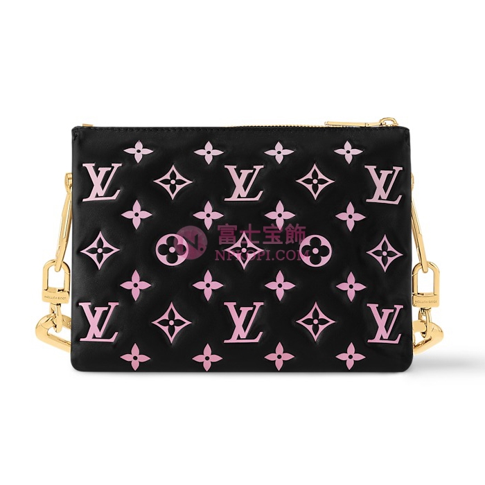 ルイヴィトン  LV SKI クッサン BB ブラック / ピンクM12159