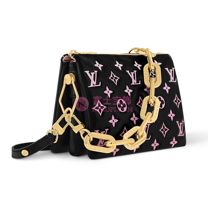 ルイヴィトン  LV SKI クッサン BB ブラック / ピンクM12159