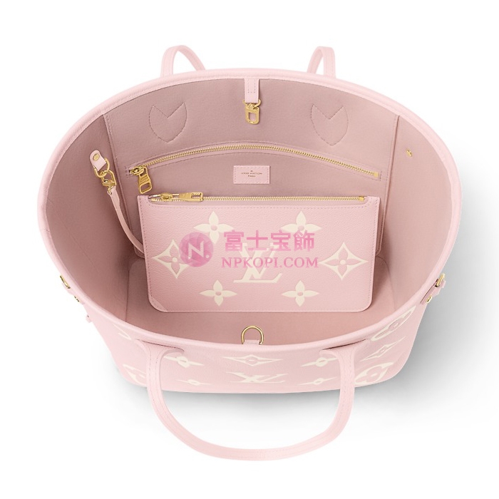ルイヴィトンピンク クオーツピンク ベージュ新作ネヴァーフル MM M14210