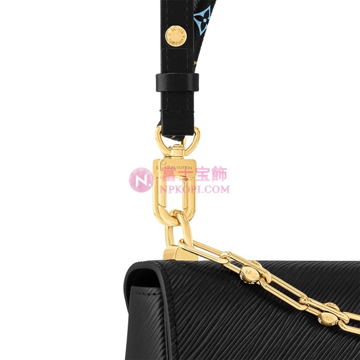 ルイヴィトン 新作 エピ･レザー LV × TM ツイスト MM ブラック M13243
