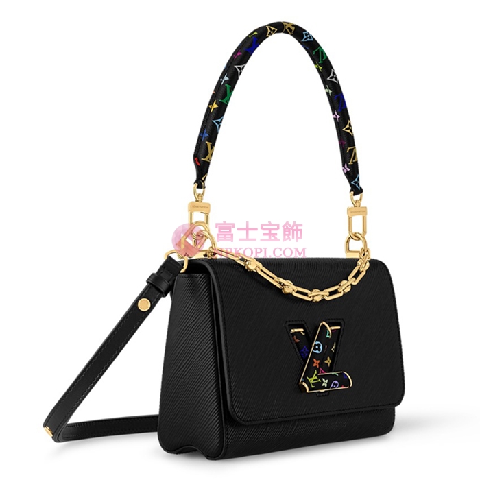 ルイヴィトン 新作 エピ･レザー LV × TM ツイスト MM ブラック M13243