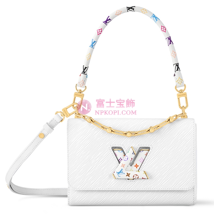 ルイヴィトン エピ･レザー  新作LV × TM ツイスト MM ホワイト M13678