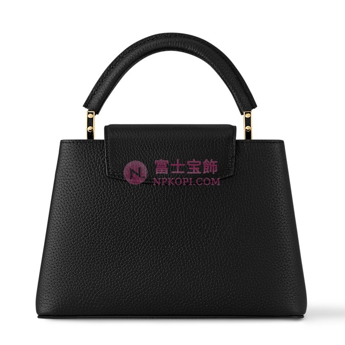 ルイヴィトントリヨンレザー カプシーヌ BB ブラック M24728