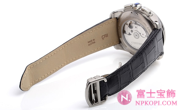 カルティエ自動巻きカリブル ドゥ カルティエ クロノグラフ W7100046