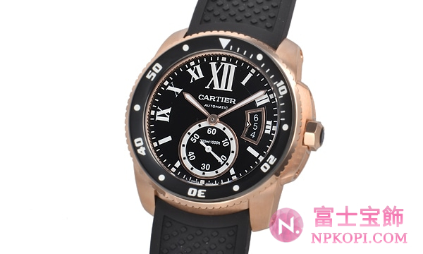 カルティエ自動巻きカリブル ドゥ カルティエ ダイバー W7100052