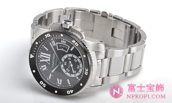 カルティエ自動巻きカリブル ドゥ カルティエ ダイバー W7100057