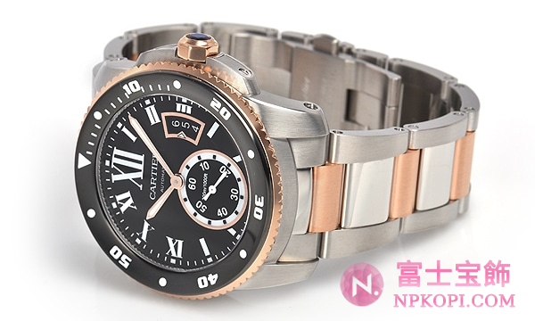 カルティエ自動巻きカリブル ドゥ カルティエ ダイバー W7100054