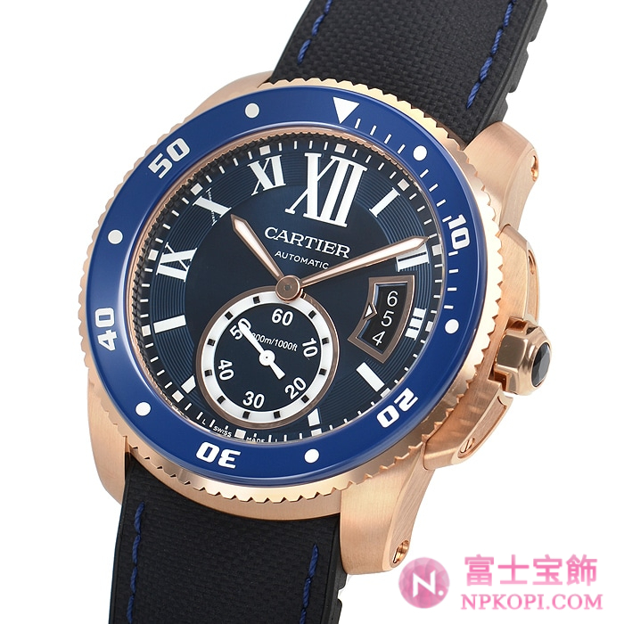 カルティエ自動巻きカリブル ドゥ カルティエ ダイバー WGCA0009