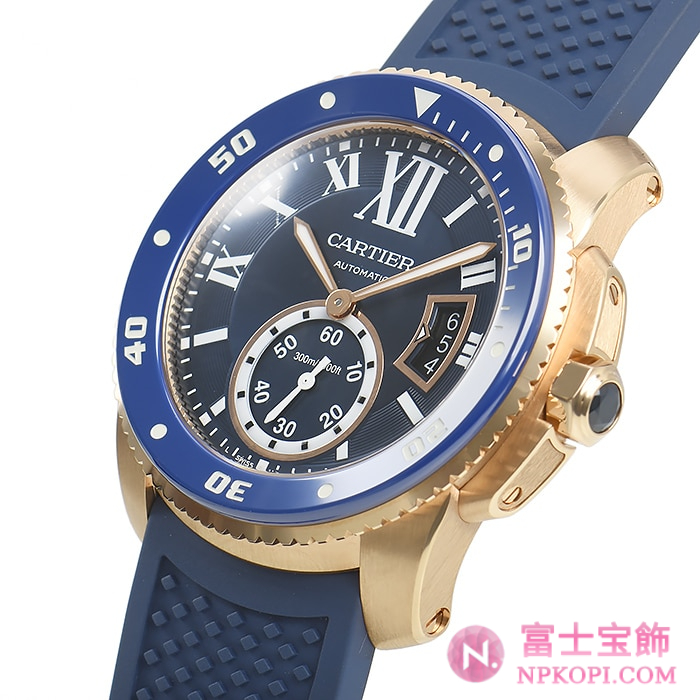 カルティエ自動巻きカリブル ドゥ カルティエ ダイバー WGCA0010