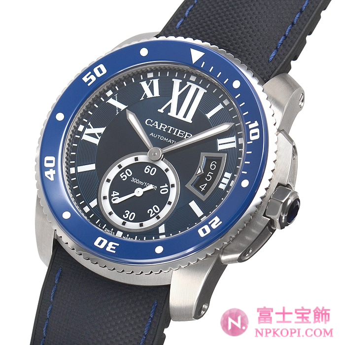 カルティエ自動巻きカリブル ドゥ カルティエ ダイバー WSCA0010