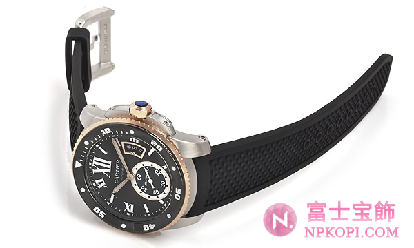 カルティエ自動巻きカリブル ドゥ カルティエ ダイバー W7100055