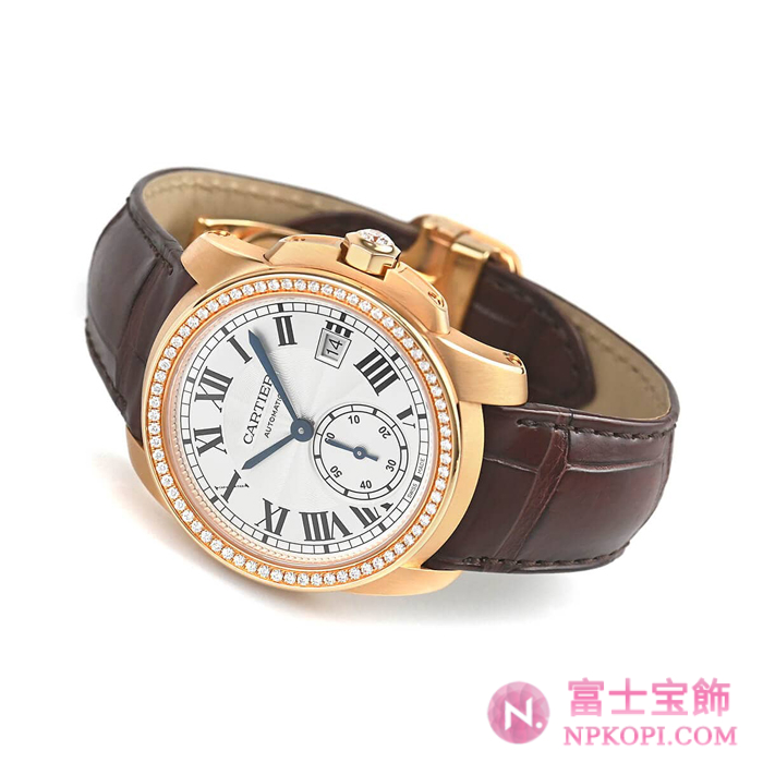 カルティエ自動巻きカリブル ドゥ カルティエ 38mm WF100013