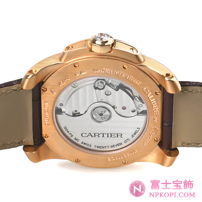 カルティエ自動巻きカリブル ドゥ カルティエ 38mm WF100013