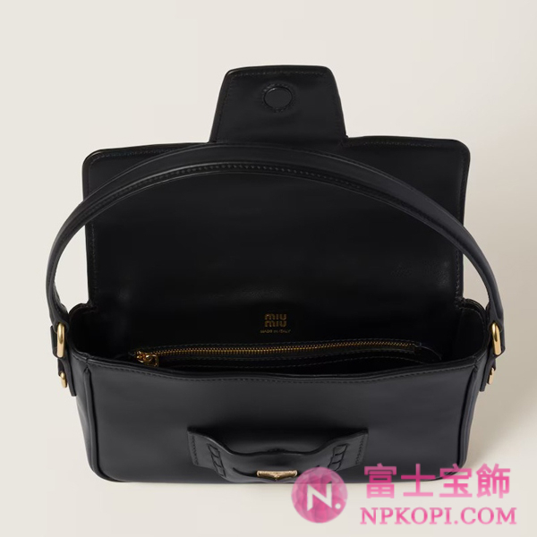 ミュウミュウペニー レザー バッグ5BD270_ACRM_F0002_V_OOO