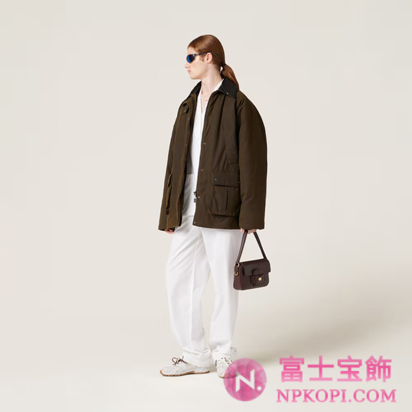 ミュウミュウペニー レザー バッグ5BD270_ACRM_F0NBL_V_OOO