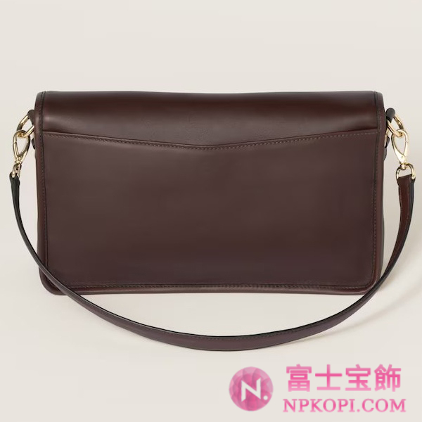 ミュウミュウペニー レザー バッグ5BD273_ACRM_F0NBL_V_OOO