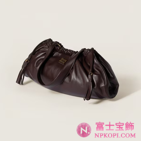 ミュウミュウジョワ ナッパレザー バッグ5BC180_ACSW_F0NBL_V_OOO