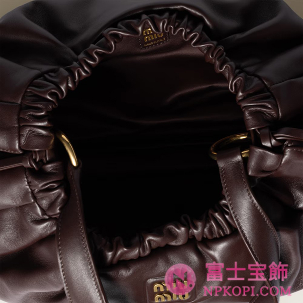 ミュウミュウジョワ ナッパレザー バッグ5BC180_ACSW_F0NBL_V_OOO