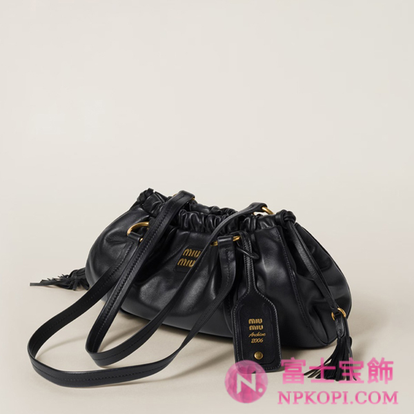ミュウミュウジョワ ナッパレザー バッグ5BG306_ACSW_F0002_V_OOO