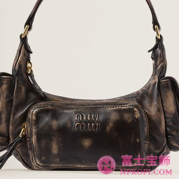 ミュウミュウナッパレザー ポケットバッグ5BC146_2F8T_F0201_V_OOO