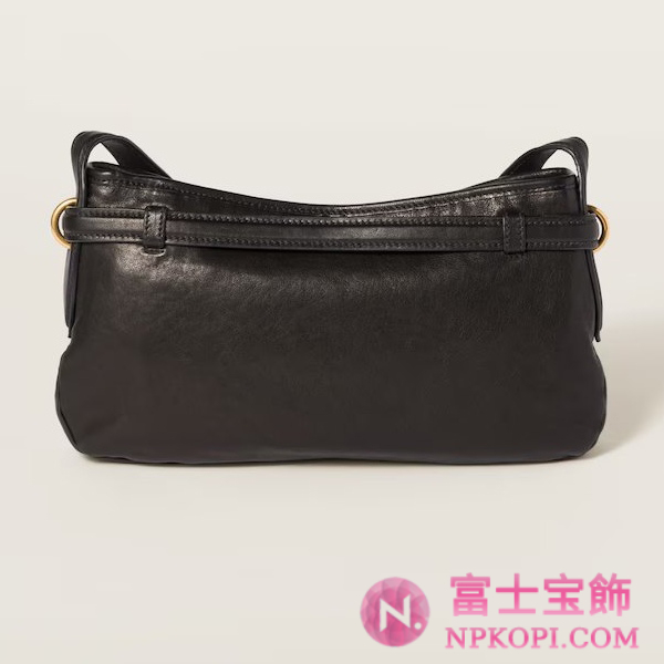 ミュウミュウアバンチュール ナッパレザー バッグ5BC182_2BBL_F0002_V_OOO
