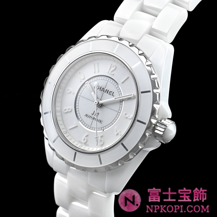 シャネルJ12時計コピーメンズ 自動巻き ホワイトファントム 38MM 世界限定2000本 H3443