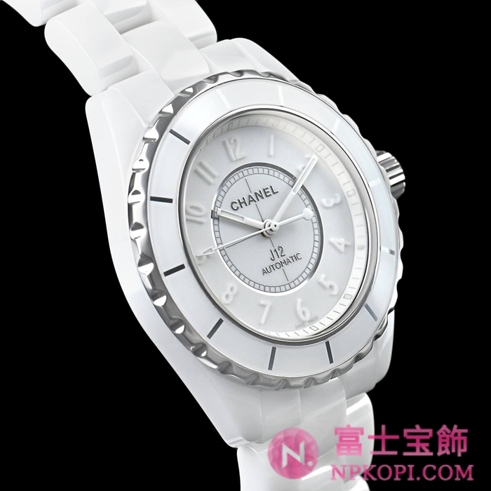 シャネルJ12時計コピーメンズ 自動巻き ホワイトファントム 38MM 世界限定2000本 H3443
