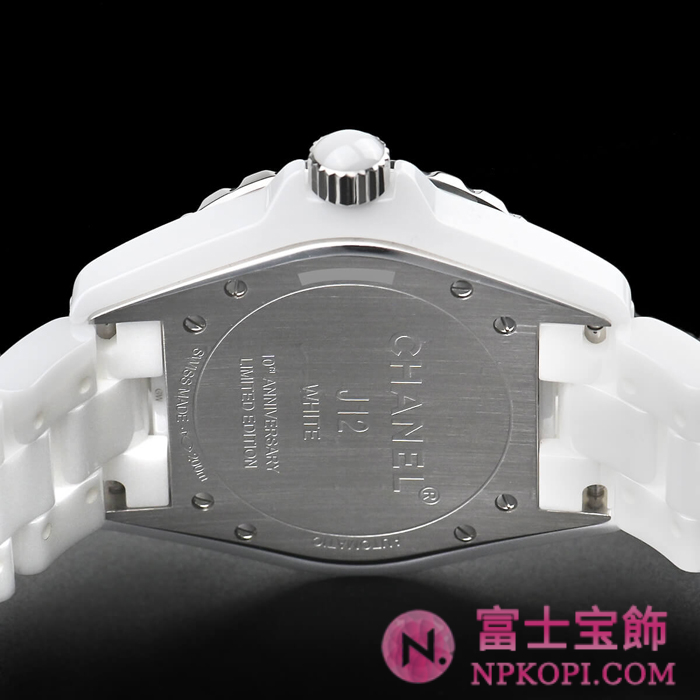 シャネルJ12時計コピーメンズ 自動巻き ホワイトファントム 38MM 世界限定2000本 H3443