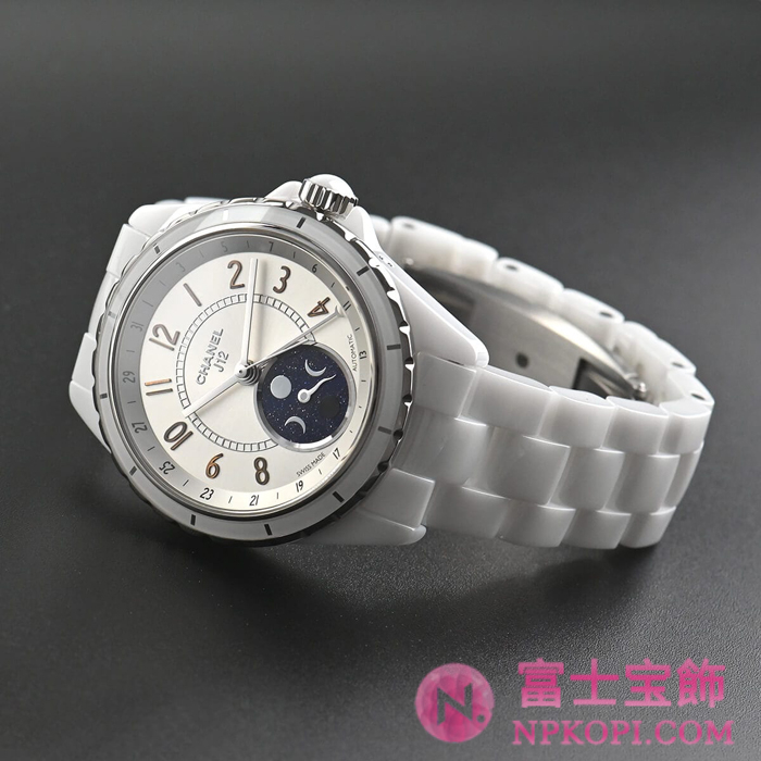 シャネルJ12時計コピーメンズ 自動巻き ファーズ ドゥ リュヌ 38MM H3404