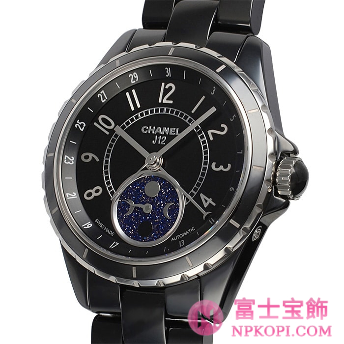 シャネルJ12時計コピーメンズ 自動巻き ファーズ ドゥ リュヌ 38MM H3406
