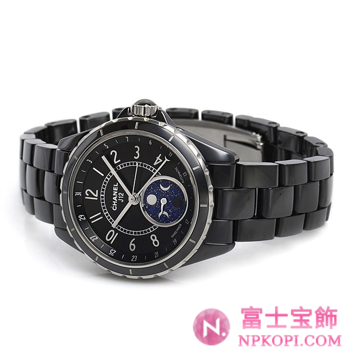シャネルJ12時計コピーメンズ 自動巻き ファーズ ドゥ リュヌ 38MM H3406