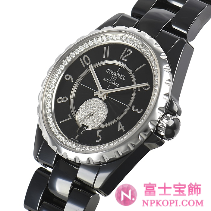 シャネルJ12時計コピーメンズ 自動巻き-365 ダイヤモンド H3840