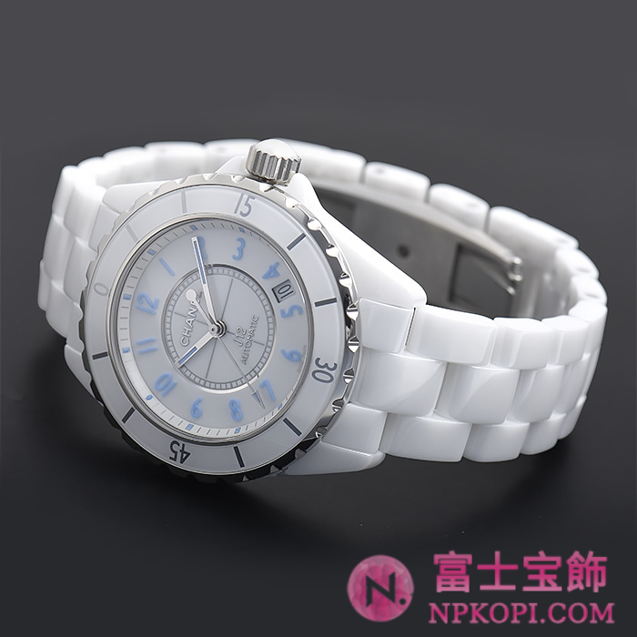 シャネルJ12時計コピーメンズ 自動巻き ブルーライト 38MM 世界限定2000本 H3827
