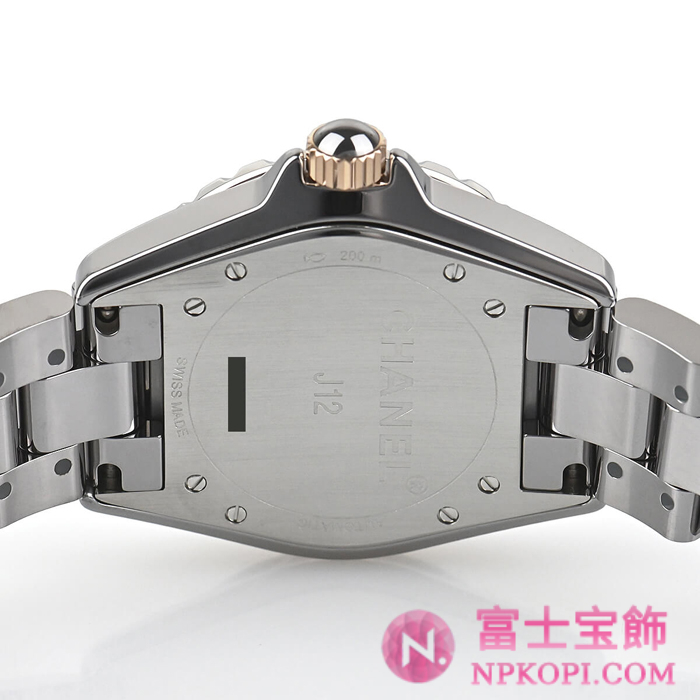シャネルJ12時計コピーメンズ 自動巻き クロマティック 38MM ベージュゴールド H4185