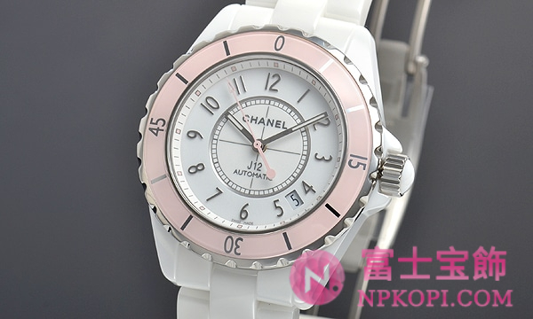 シャネルJ12時計コピーメンズ 自動巻き ソフトピンク 38MM 世界限定1200本 H4468