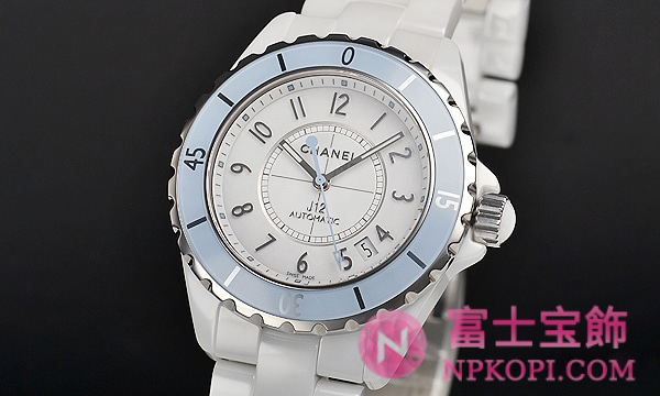 シャネルJ12時計コピーメンズ 自動巻き ソフトブルー 38MM 世界限定1200本 H4341