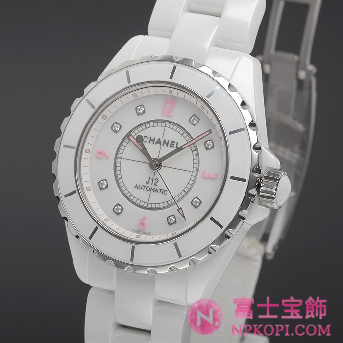 シャネルJ12時計コピーメンズ 自動巻き ピンクライト 38MM 世界限定1200本 H4864
