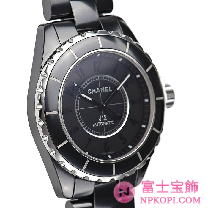 シャネルJ12時計コピーメンズ 自動巻き インテンスブラック 38MM ワンショットモデル H3829