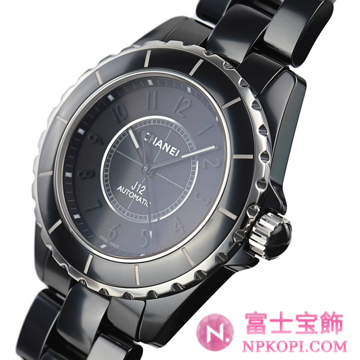 シャネルJ12時計コピーメンズ 自動巻き インテンスブラック 38MM ワンショットモデル H3829