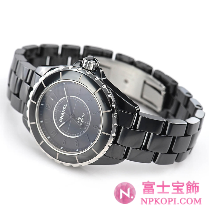 シャネルJ12時計コピーメンズ 自動巻き インテンスブラック 38MM ワンショットモデル H3829