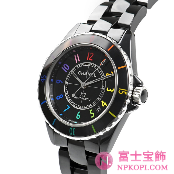 シャネルJ12時計コピーメンズ 自動巻き エレクトロ 38MM 世界限定1255本 H7122