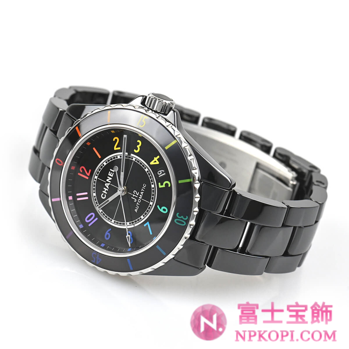 シャネルJ12時計コピーメンズ 自動巻き エレクトロ 38MM 世界限定1255本 H7122