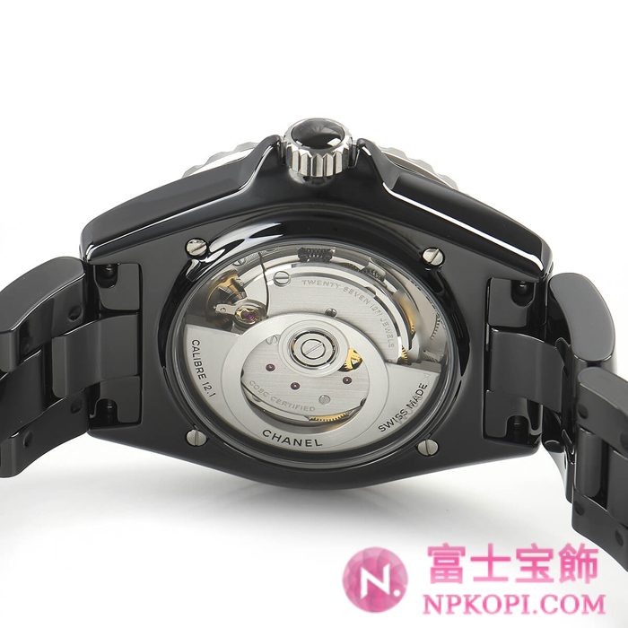 シャネルJ12時計コピーメンズ 自動巻き ファントム キャリバー12.1 38MM 世界限定1200本 H6185