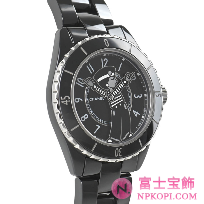 シャネルマドモアゼル J12 自動巻きラ パウザ 38MM H7609