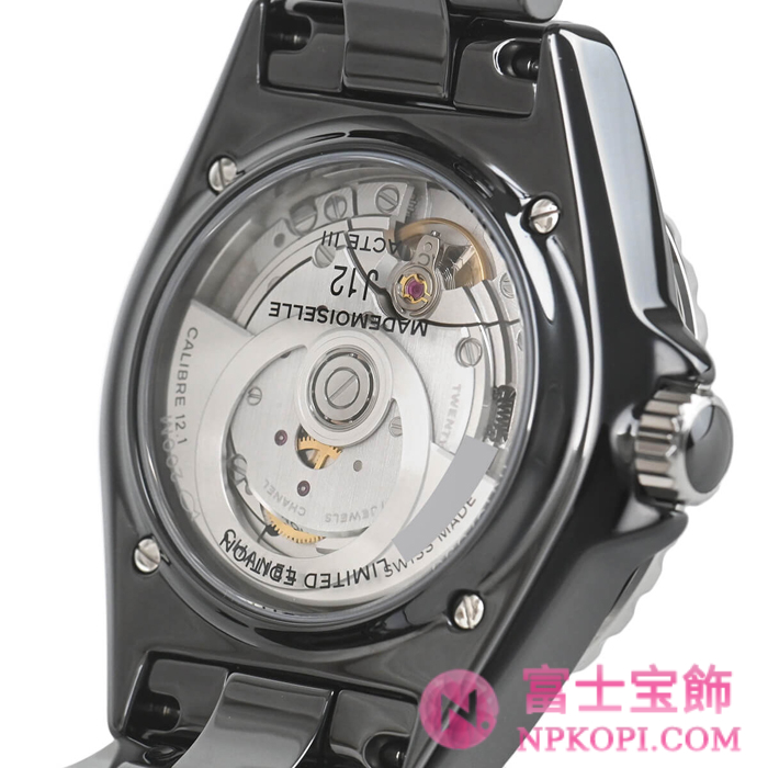 シャネルマドモアゼル J12 自動巻きラ パウザ 38MM H7609