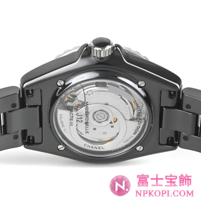 シャネルマドモアゼル J12 自動巻きラ パウザ 38MM H7609
