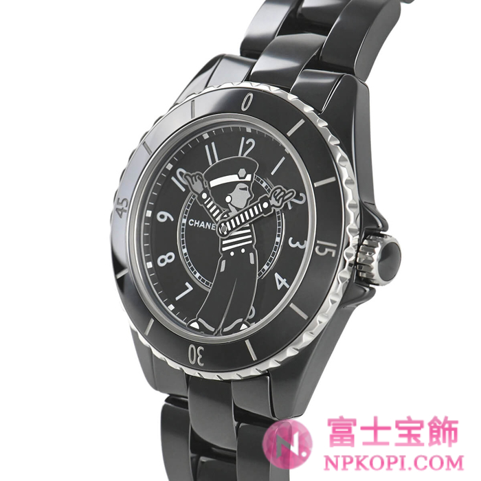 シャネルマドモアゼル J12 自動巻きラ パウザ 38MM H7609
